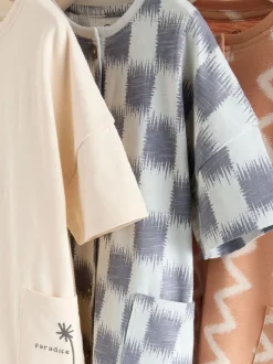 À boutons imprimés neutres ening - Barboteuse Jersey Baby 3 Pack