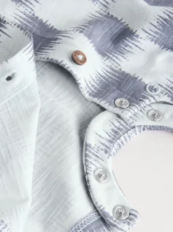 À boutons imprimés neutres ening - Barboteuse Jersey Baby 3 Pack