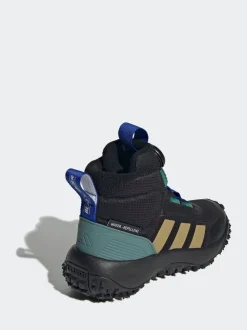 adidas Fortarail Boa Bottes/Bottines mi-hautes pour enfants à doublure en polaire douillette