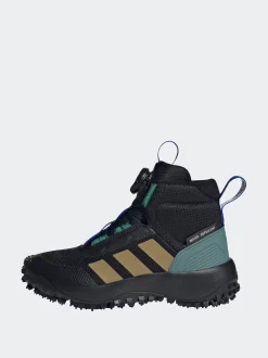 adidas Fortarail Boa Bottes/Bottines mi-hautes pour enfants à doublure en polaire douillette