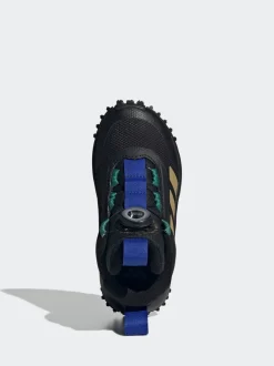 adidas Fortarail Boa Bottes/Bottines mi-hautes pour enfants à doublure en polaire douillette