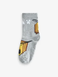 adidas lot de 3 chaussettes Little Kids Minecraft Crew