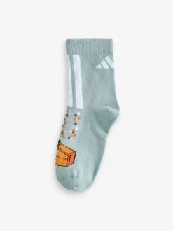 adidas lot de 3 chaussettes Little Kids Minecraft Crew