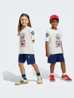 adidas Marvel Spider-Man Little Kids Haut et Shorts Ensemble