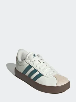 adidas Vl Cour 3.0 Baskets enfant en daim à lacets