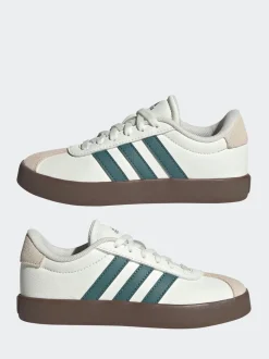 adidas Vl Cour 3.0 Baskets enfant en daim à lacets