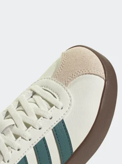 adidas Vl Cour 3.0 Baskets enfant en daim à lacets