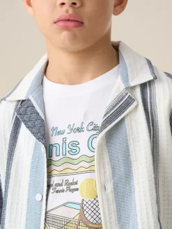 Angel & Rocket Chemises en coton Enzo Jacquard Rayure 100% coton