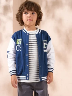 Angel & Rocket Minecraft Veste Preppy Varsity 100% coton