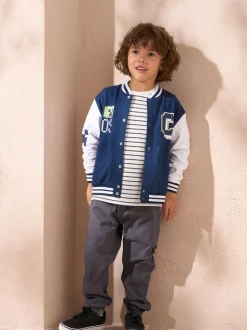 Angel & Rocket Minecraft Veste Preppy Varsity 100% coton