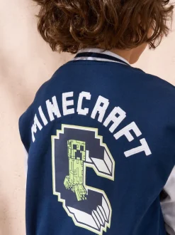 Angel & Rocket Minecraft Veste Preppy Varsity 100% coton