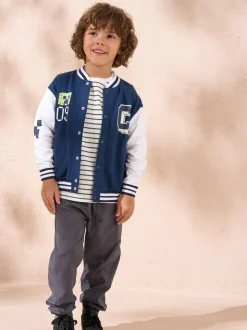 Angel & Rocket Minecraft Veste Preppy Varsity 100% coton