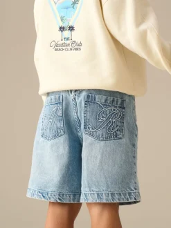 Angel & Rocket Shorts Denim Large Austin Gamme longue