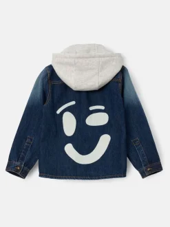 Angel & Rocket Smile Denim Surchemise avec capuche