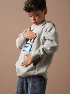 Angel & Rocket Sonic Sequin 100% Coton Sweat-shirt à capuche