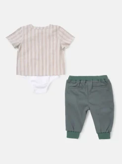 Angel & Rocket Sonny Ensemble chemise tissé 100% coton avec pantalon