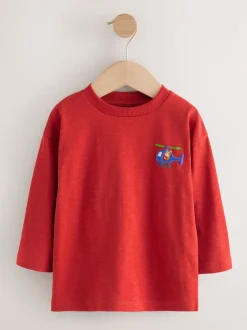 Animaux multiples en transport - Lot de 5 T-shirts à manches longues (3mois -7ans)