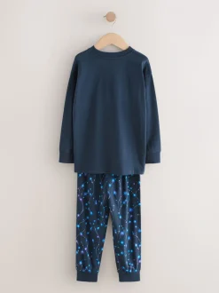Arbre Gamer bleu marine/bleu - Pyjama de Noël simple (5-16ans)