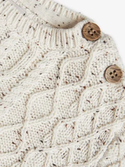 Avoine - The Little Tailor Ensemble Romper et Chapeaux Bébé en tricot torsadé 100% coton