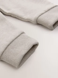 Avoine chiné - Jogging en jersey doux au toucher (3 mois à 7 ans)