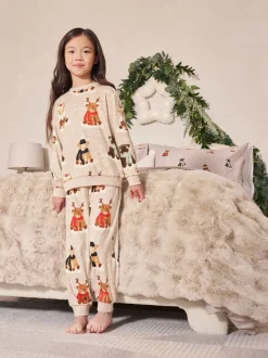 Avoine Hamish The Highland Cow - Pyjama de Noël familial assorti (9mois16ans)