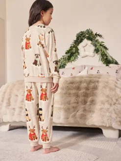 Avoine Hamish The Highland Cow - Pyjama de Noël familial assorti (9mois16ans)