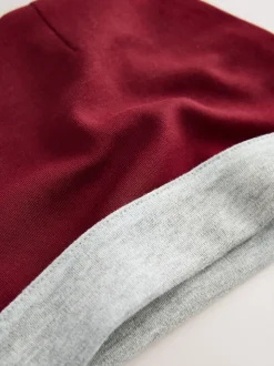 Baker by Ted Baker Barboteuse rouge/gris bordeaux et chapeau réversible