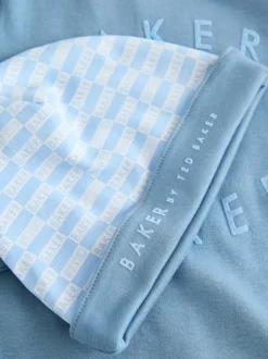 Baker by Ted Baker Bleu Dors-bien et ensemble chapeau réversible