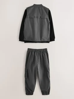 Baker by Ted Baker Ensemble 3 pièces T-shirt et Pantalons Noir