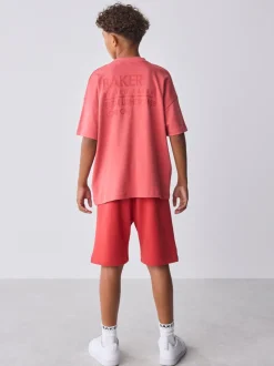 Baker by Ted Baker ensemble t-shirt et short oversize à motif tonal