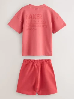 Baker by Ted Baker ensemble t-shirt et short oversize à motif tonal