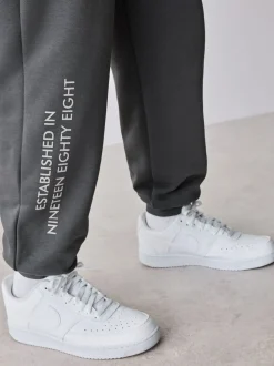 Baker by Ted Baker Ensemble sweat-shirt graphique gris oversize et joggings