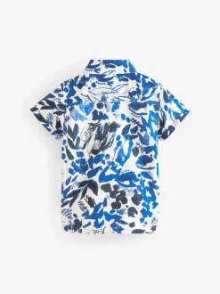 Baker by Ted Baker ensemble chemise et t-shirt bleu à fleurs