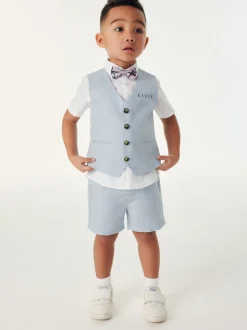 Baker by Ted Baker ensemble gilet, chemise et shorts bleu