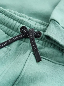 Baker by Ted Baker Ensemble Sweat-shirt et Survêtement Vert Col cheminée zippé