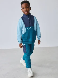 Baker By Ted Baker Ensemble 2 pièces color-block bleu Sweat-shirt et Joggings