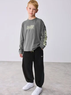 Baker by Ted Baker ensemble t-shirt et pantalon cargo multicolores à manches longues