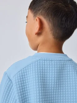 Baker by Ted Baker Ensemble Chandail matelassé et Survêtement Bleu