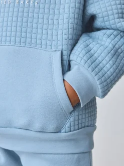 Baker by Ted Baker Ensemble Chandail matelassé et Survêtement Bleu