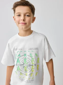 Baker by Ted Baker ensemble t-shirt et short cargo à motif graphique