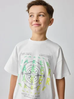 Baker by Ted Baker ensemble t-shirt et short cargo à motif graphique