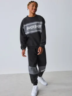Baker by Ted Baker Ensemble sweat et pantalon de jogging noir oversize