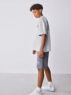 Baker by Ted Baker ensemble t-shirt et short oversize à motif tonal