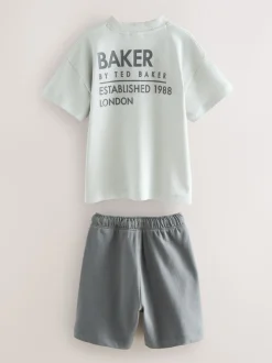 Baker by Ted Baker ensemble t-shirt et short oversize à motif tonal