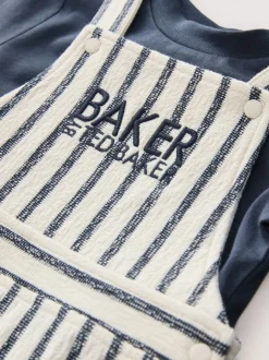 Baker by Ted Baker ensemble t-shirt à manches longues et salopette rayée
