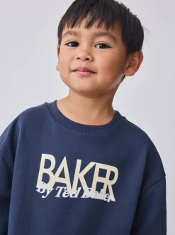 Baker by Ted Baker Ensemble Sweat-shirt et Pantalons rayés bleu marine