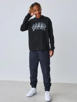 Baker by Ted Baker T-shirt graphique noir à col en V