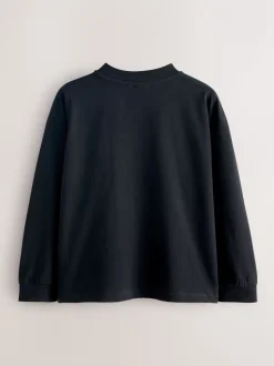 Baker by Ted Baker T-shirt graphique noir à col en V