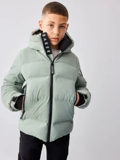 Baker by Ted Baker Vert Résistant à la douche Heatseal Coat