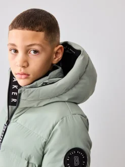 Baker by Ted Baker Vert Résistant à la douche Heatseal Coat